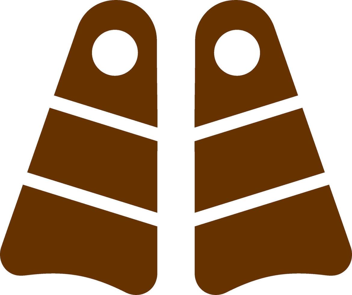 Flippers Vector Icon