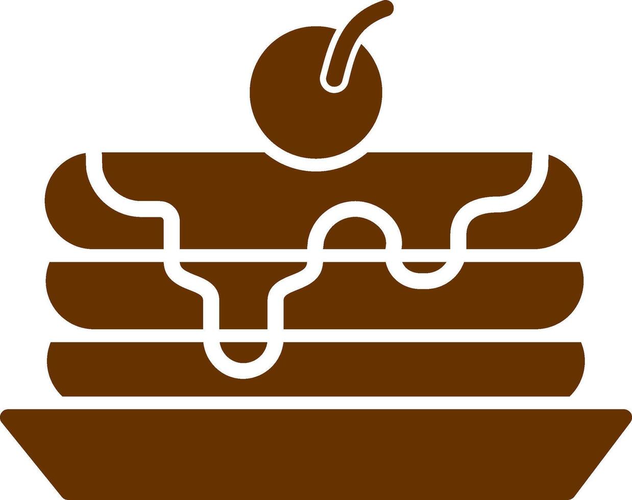 Pancake Vector Icon