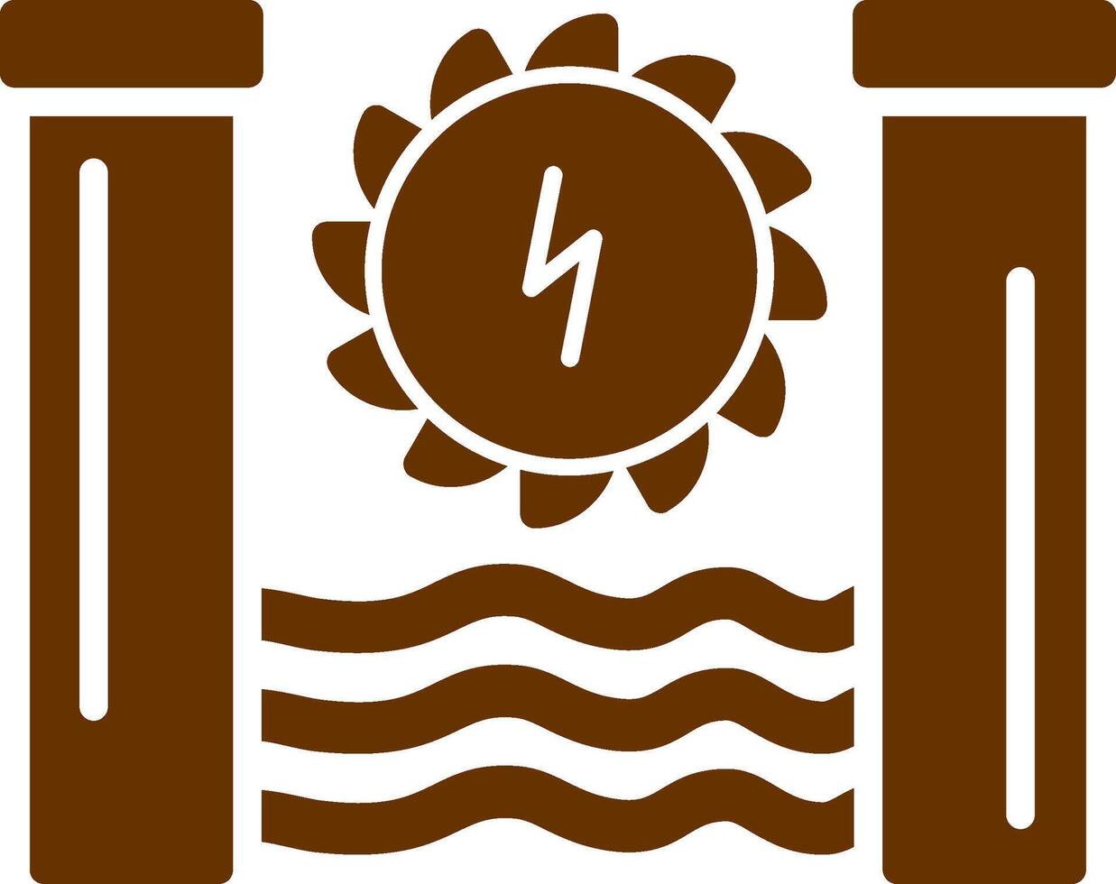 Hydro Power Vector Icon