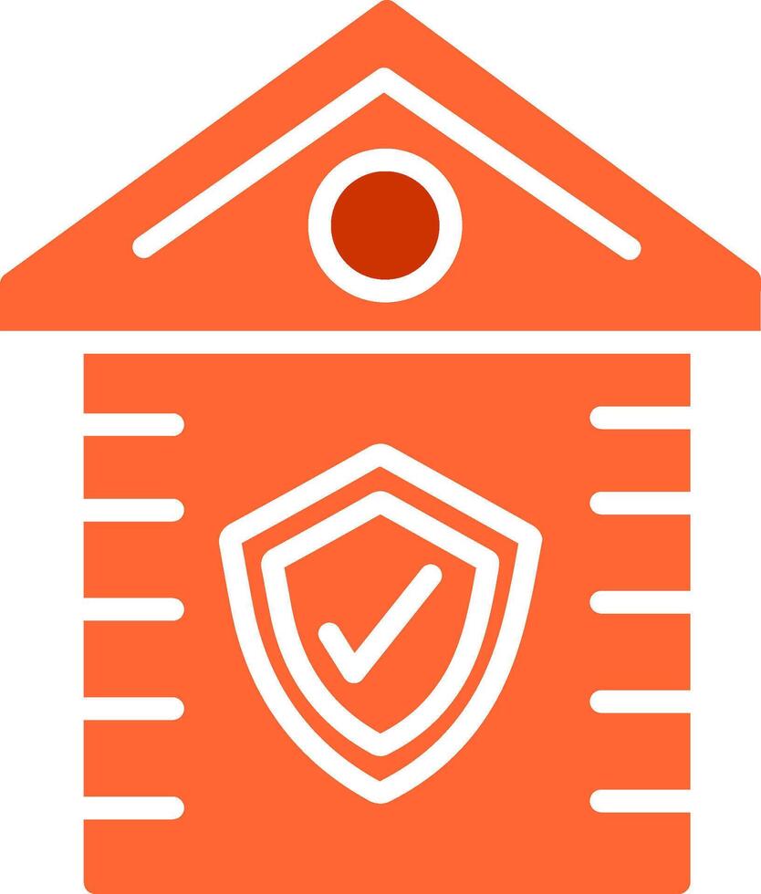 House Shield Vector Icon