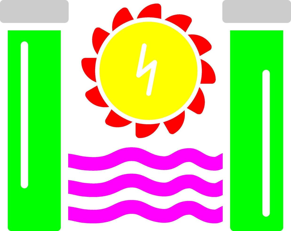 Hydro Power Vector Icon