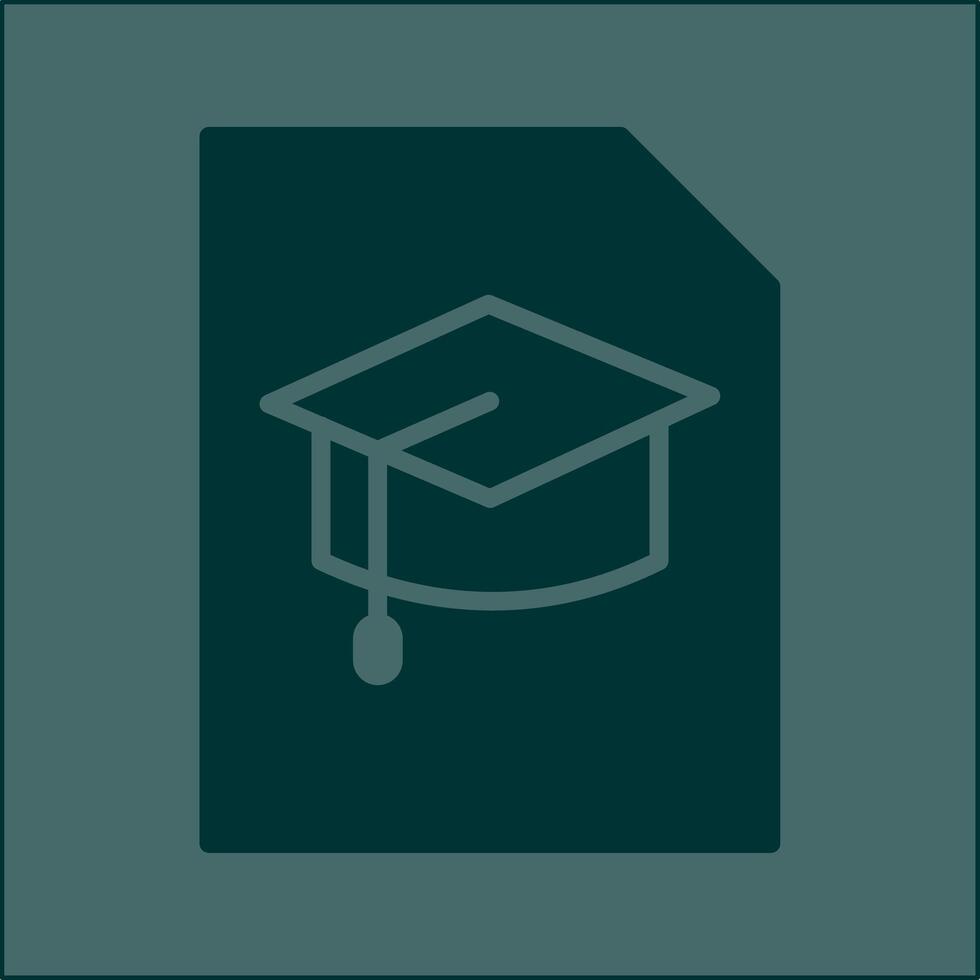 icono de vector de graduación