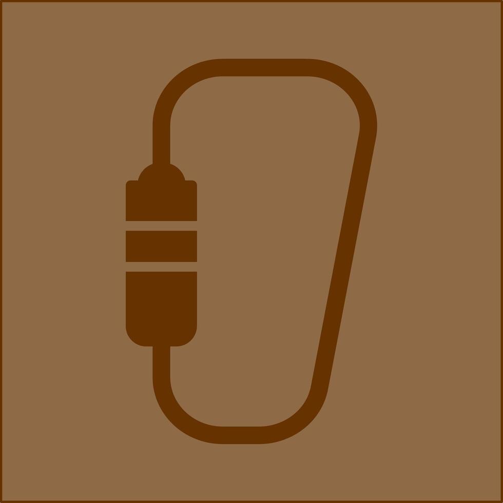 Carabiner Vector Icon
