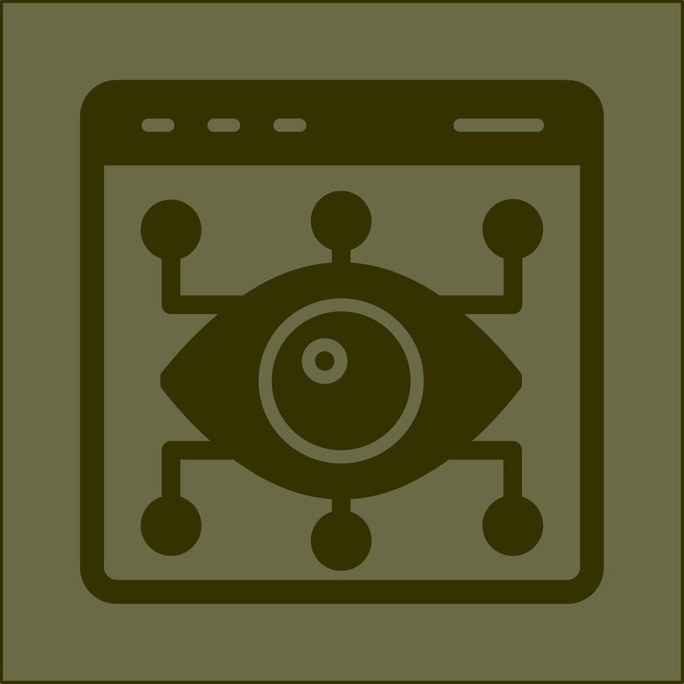 Details Looking Vector Icon