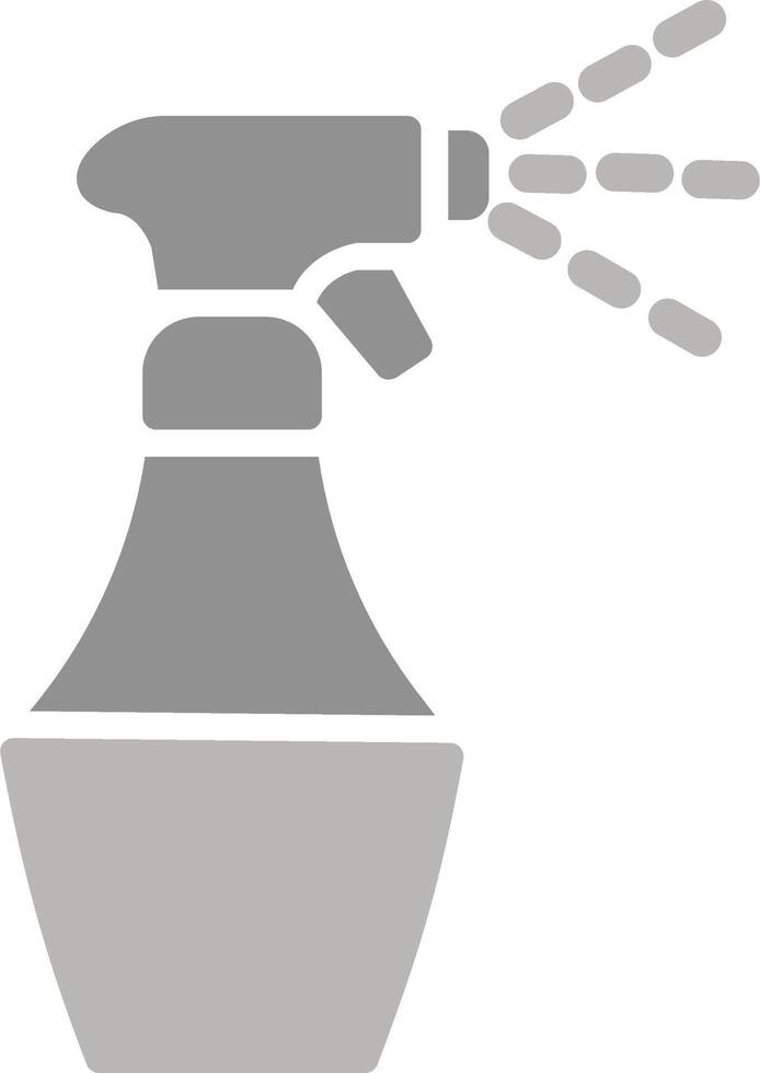 Water Spray Bottle Vector Icon