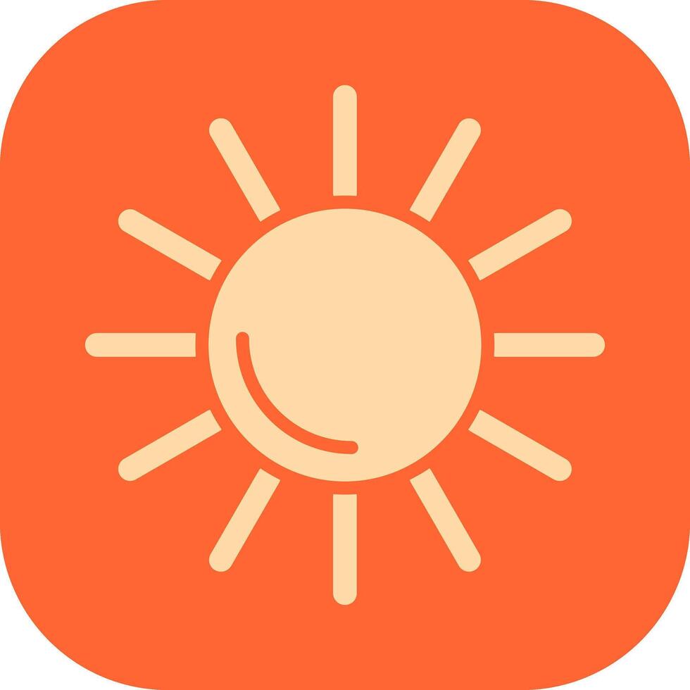 Sun II Vector Icon