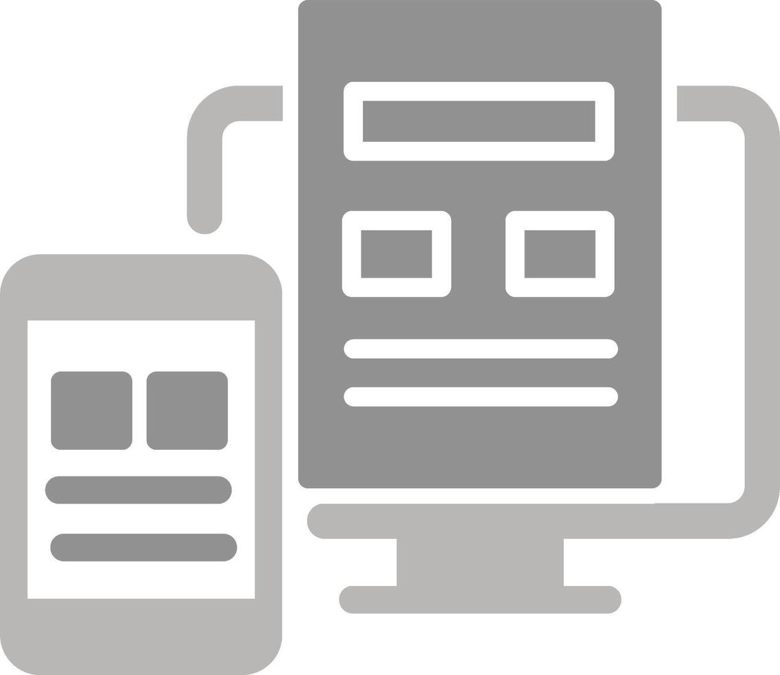 Adaptive Layout Vector Icon