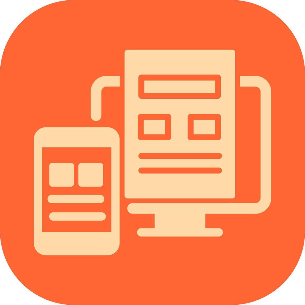 Adaptive Layout Vector Icon