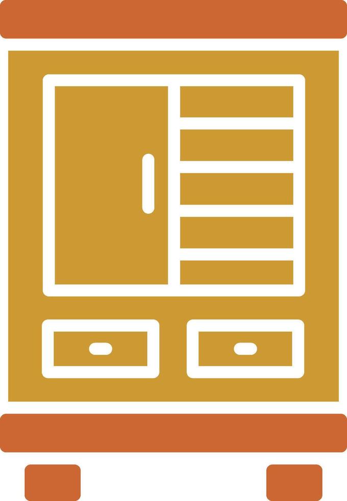 Shelves Cabinet Vector Icon