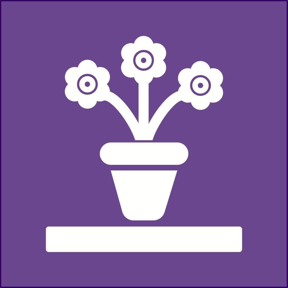 Flower Pot Vector Icon