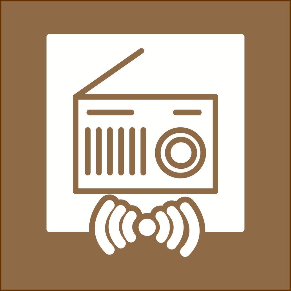 icono de vector de radio