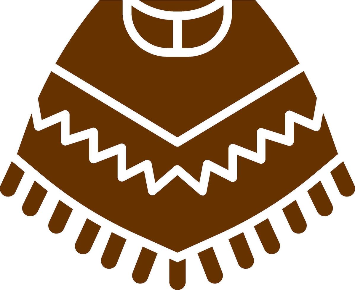 Poncho Vector Icon