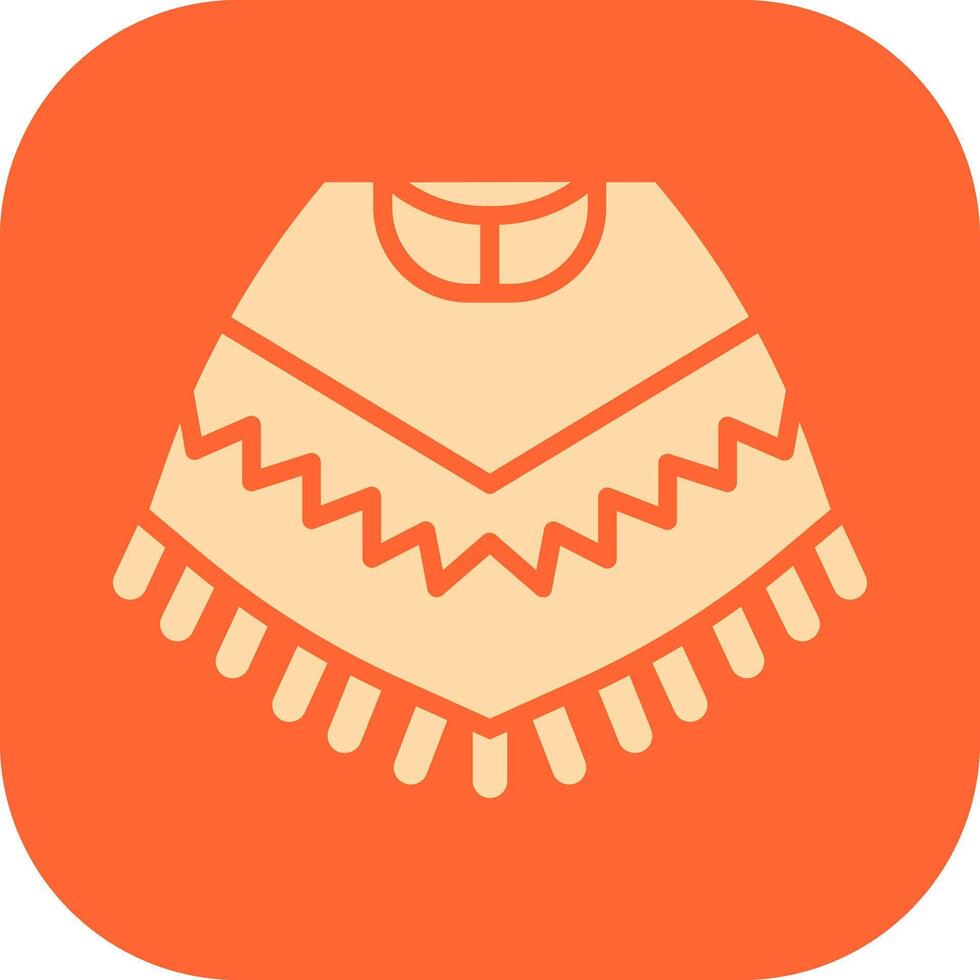 Poncho Vector Icon