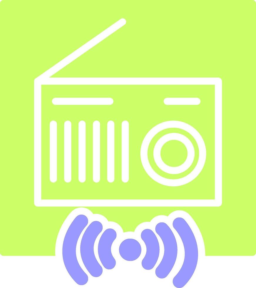 icono de vector de radio