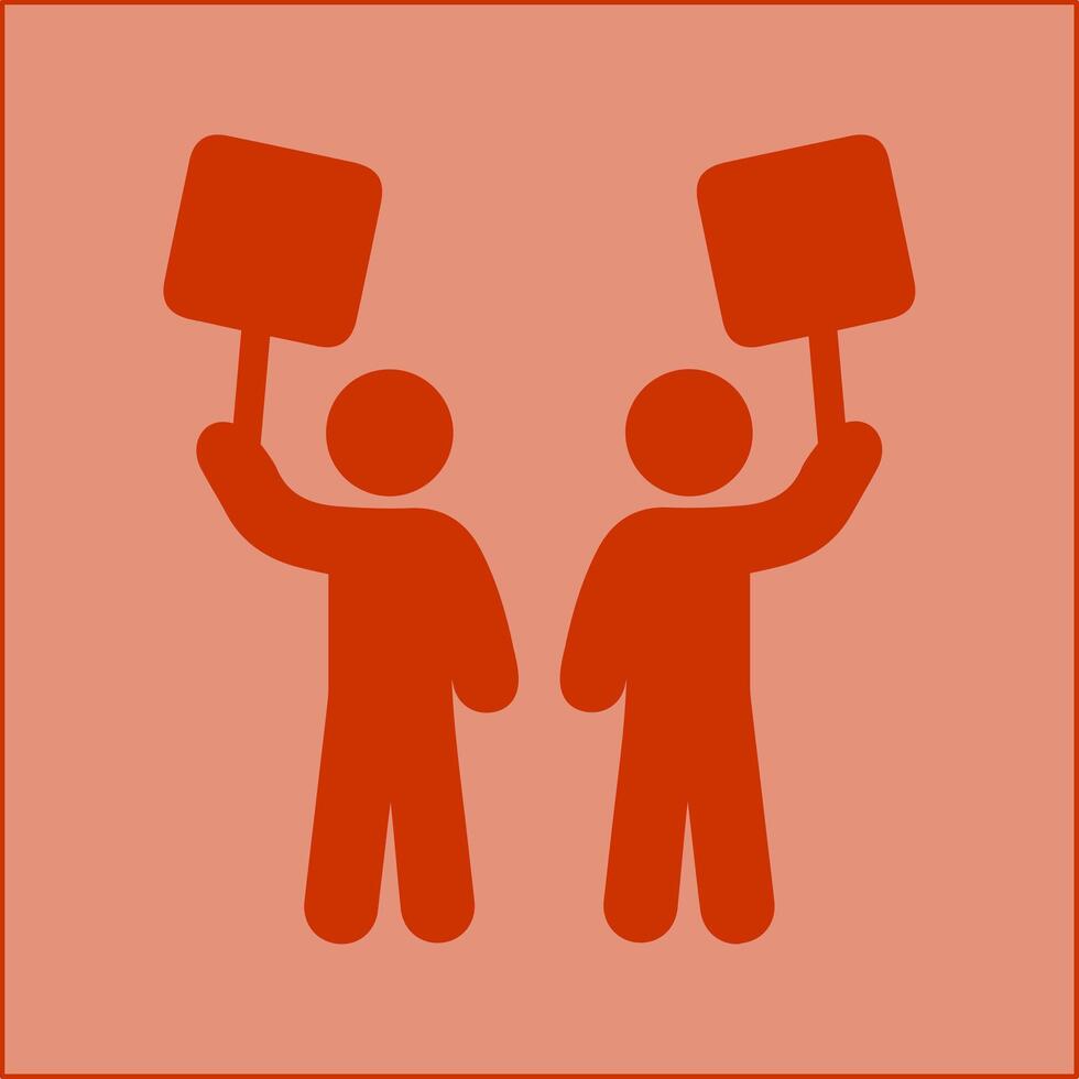 Demonstrator Vector Icon