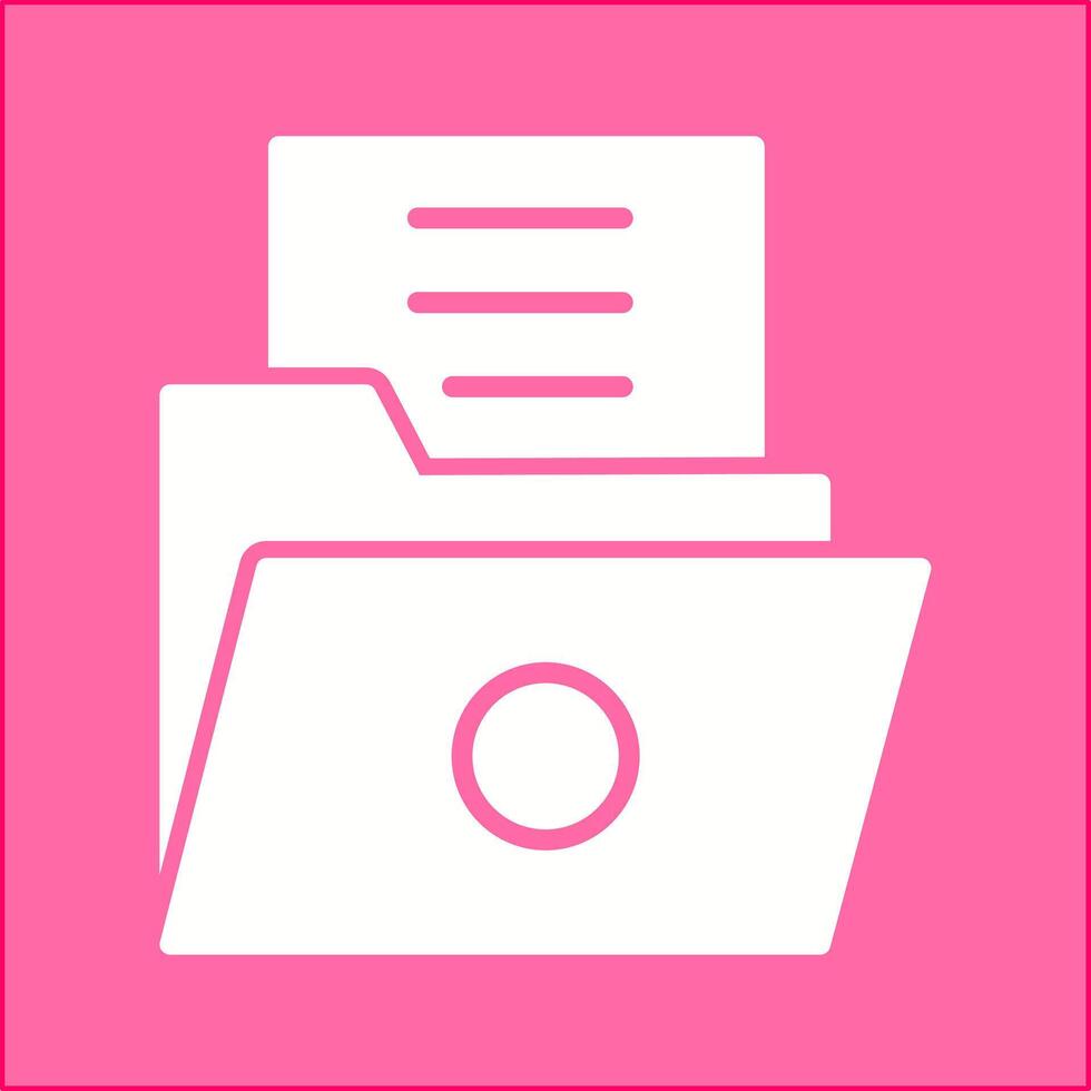 List Folder Vector Icon
