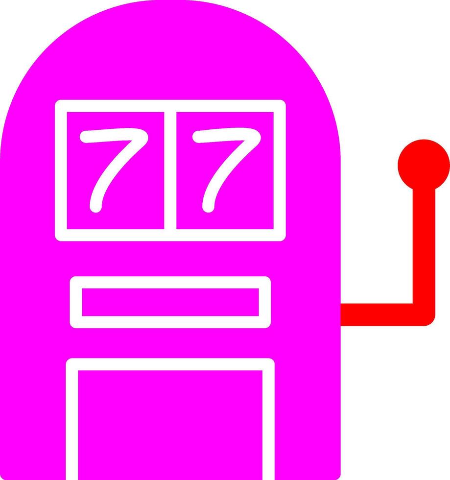 Slot Machine Vector Icon