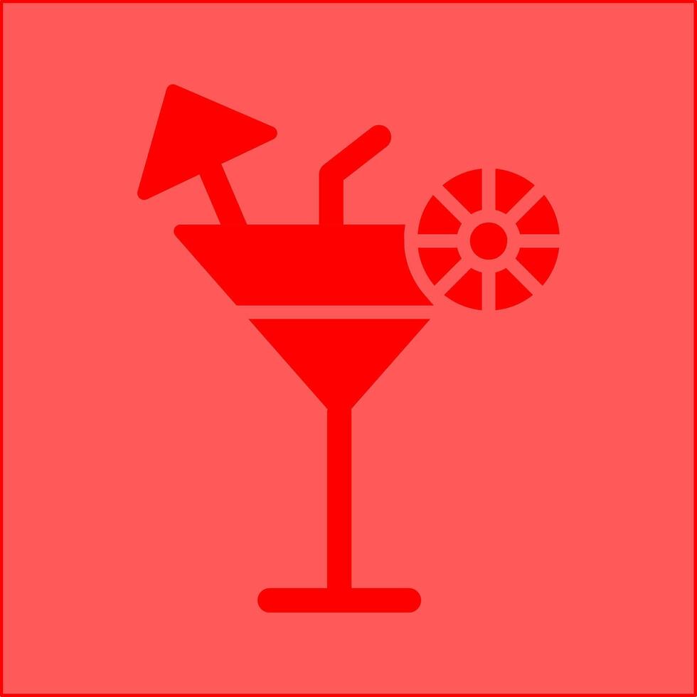 icono de vector de coctel