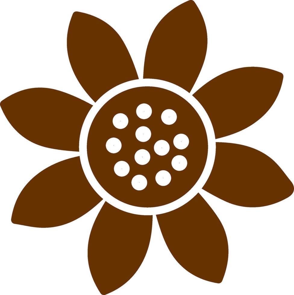 icono de vector de girasol