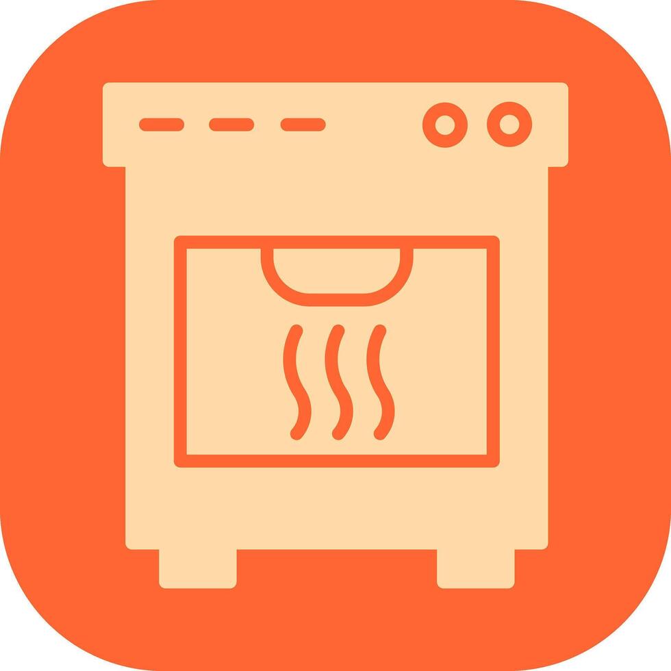 icono de vector de horno