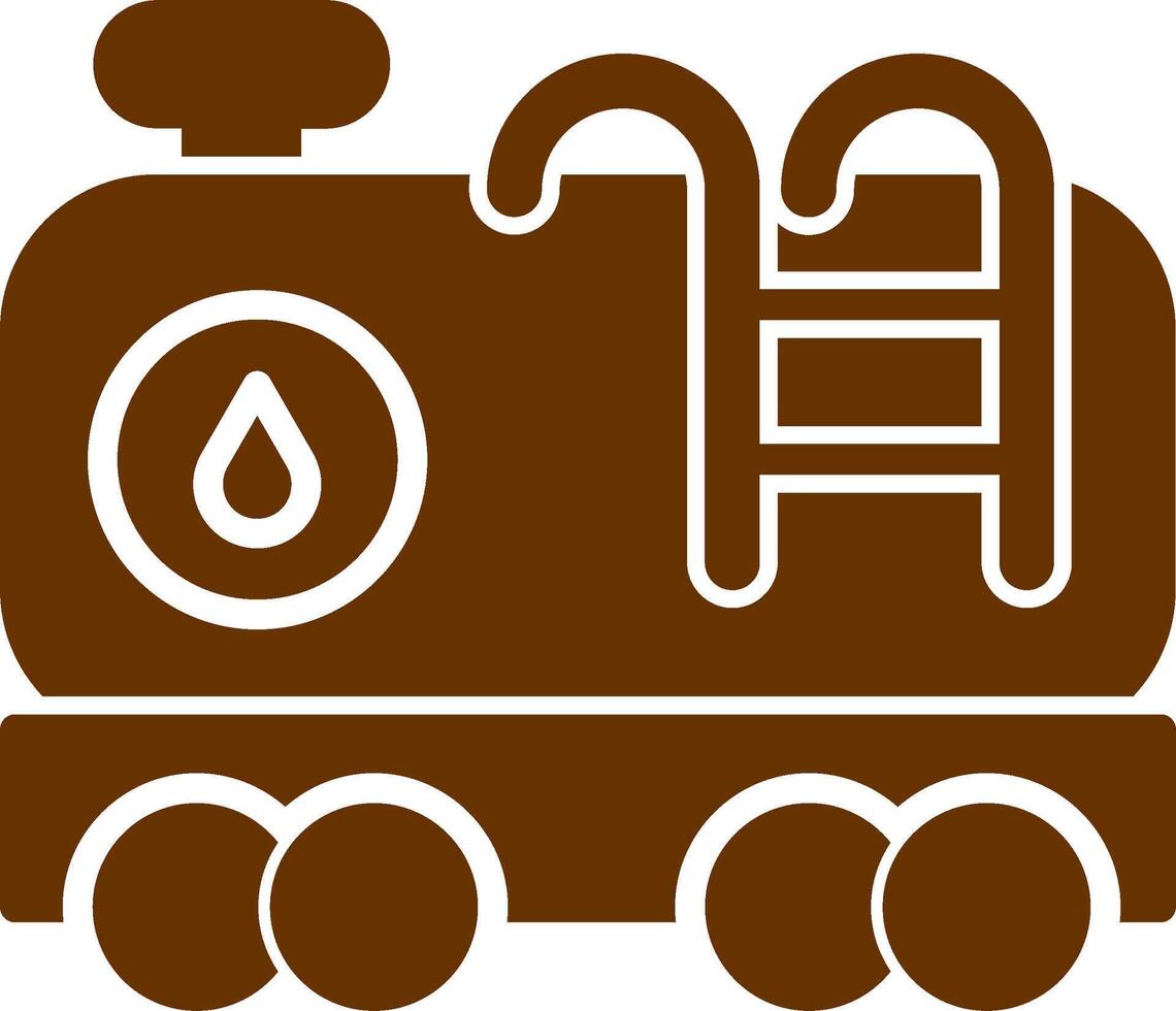 Tank Wagon Vector Icon