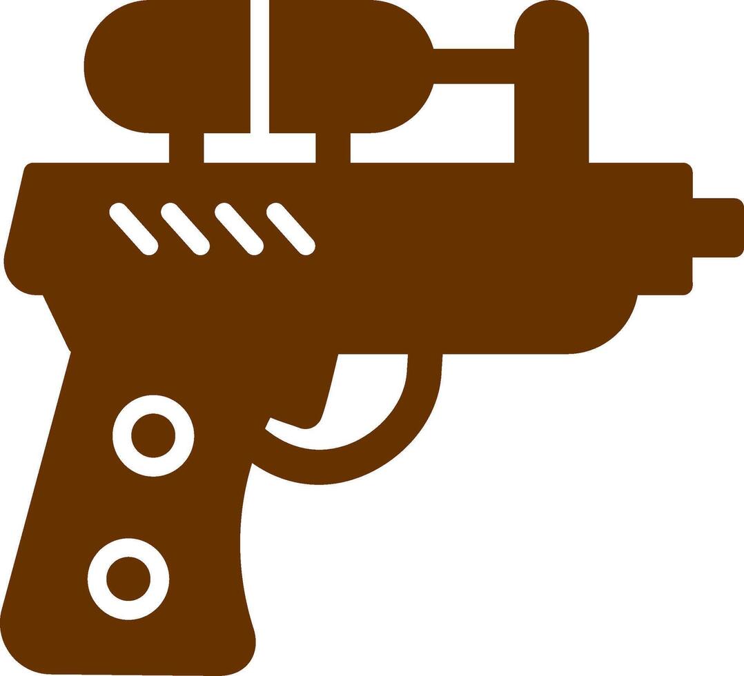 pistola de agua vector icono