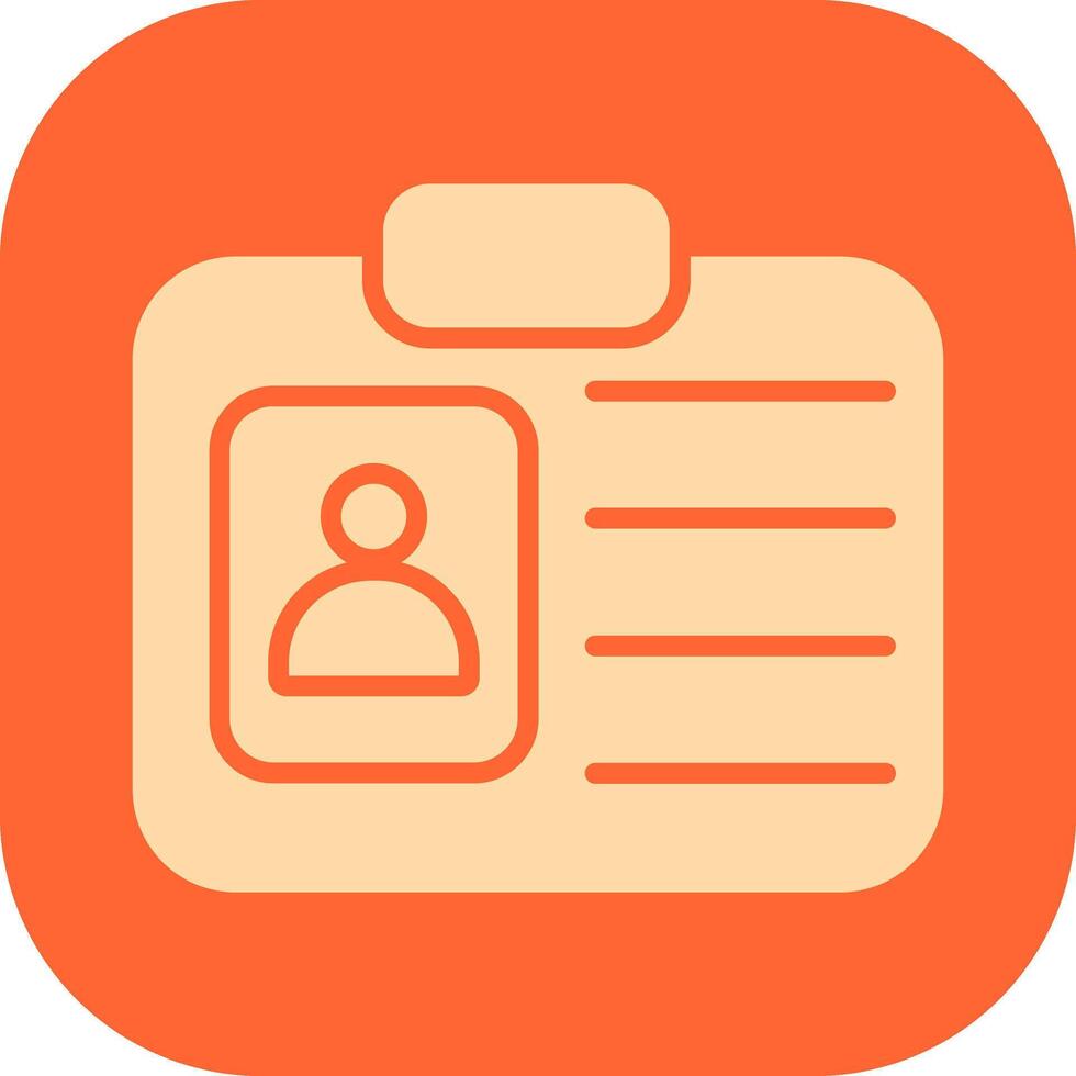 ID Card Vector Icon