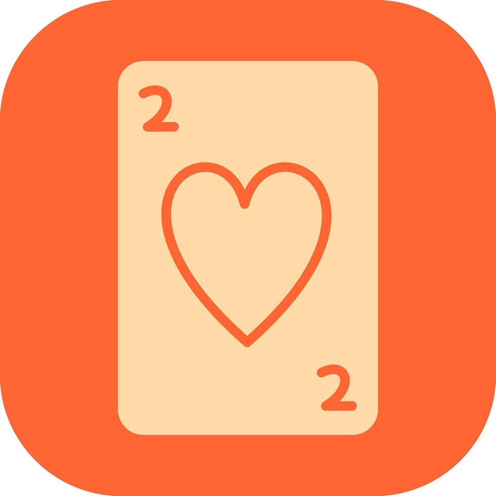 Hearts Card Vector Icon