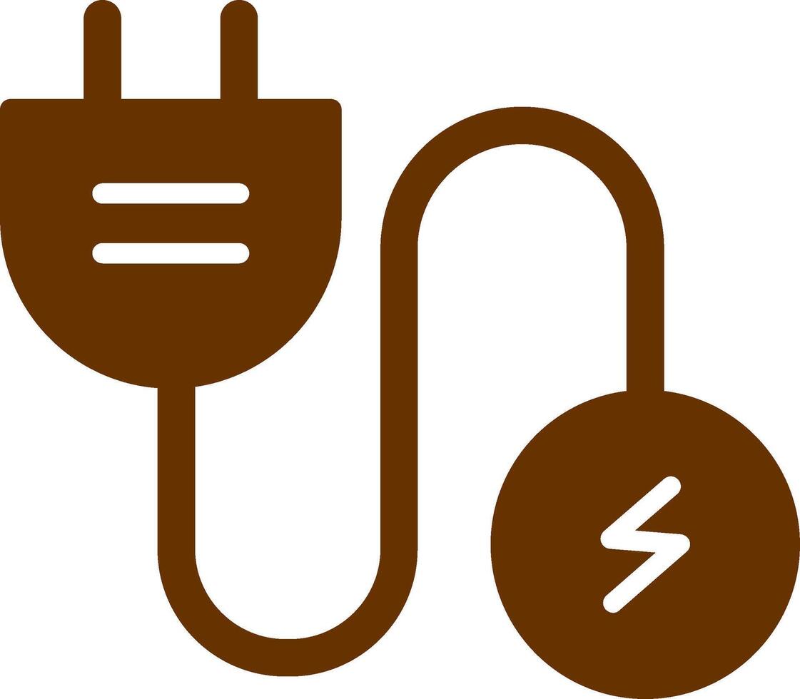 icono de vector de corriente eléctrica