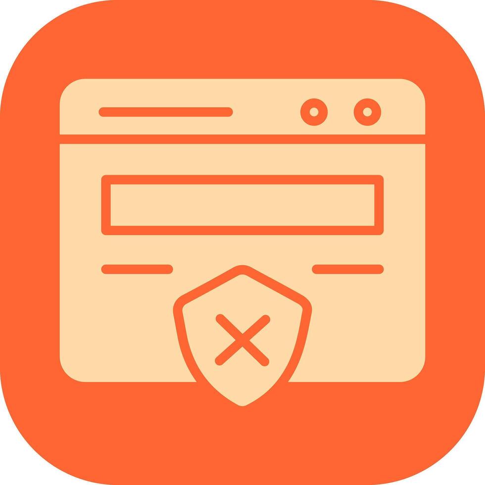 Unprotected Website Vector Icon