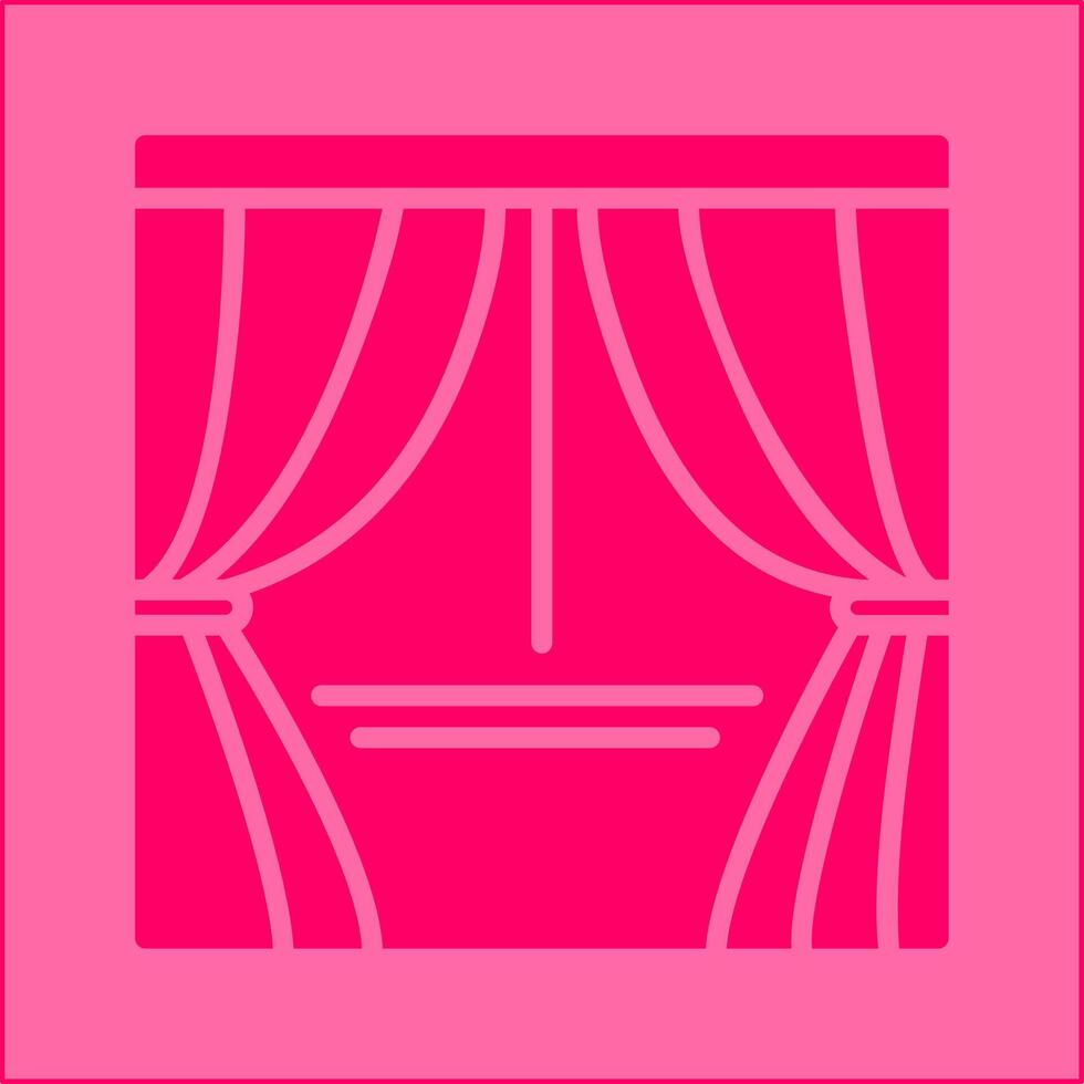 Curtains Vector Icon