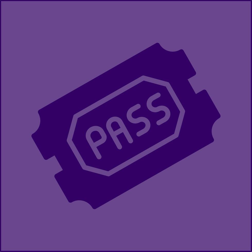 Passes Vector Icon