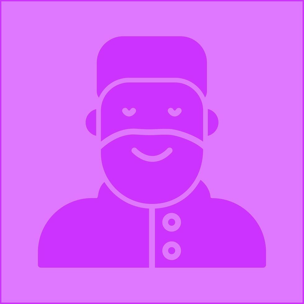 Islamic Man Vector Icon