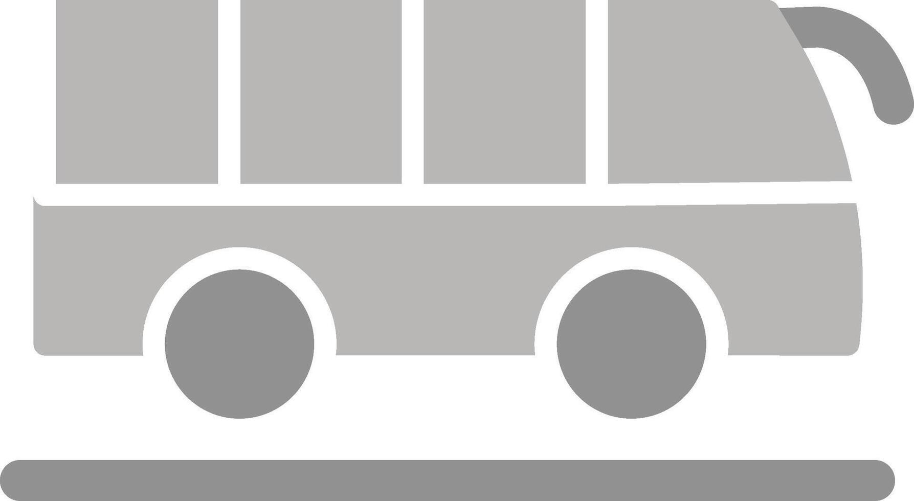 icono de vector de bus