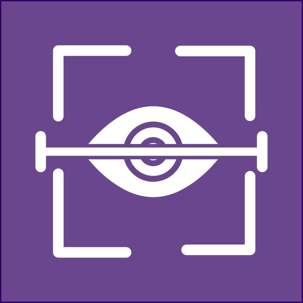 Eye Scan Vector Icon