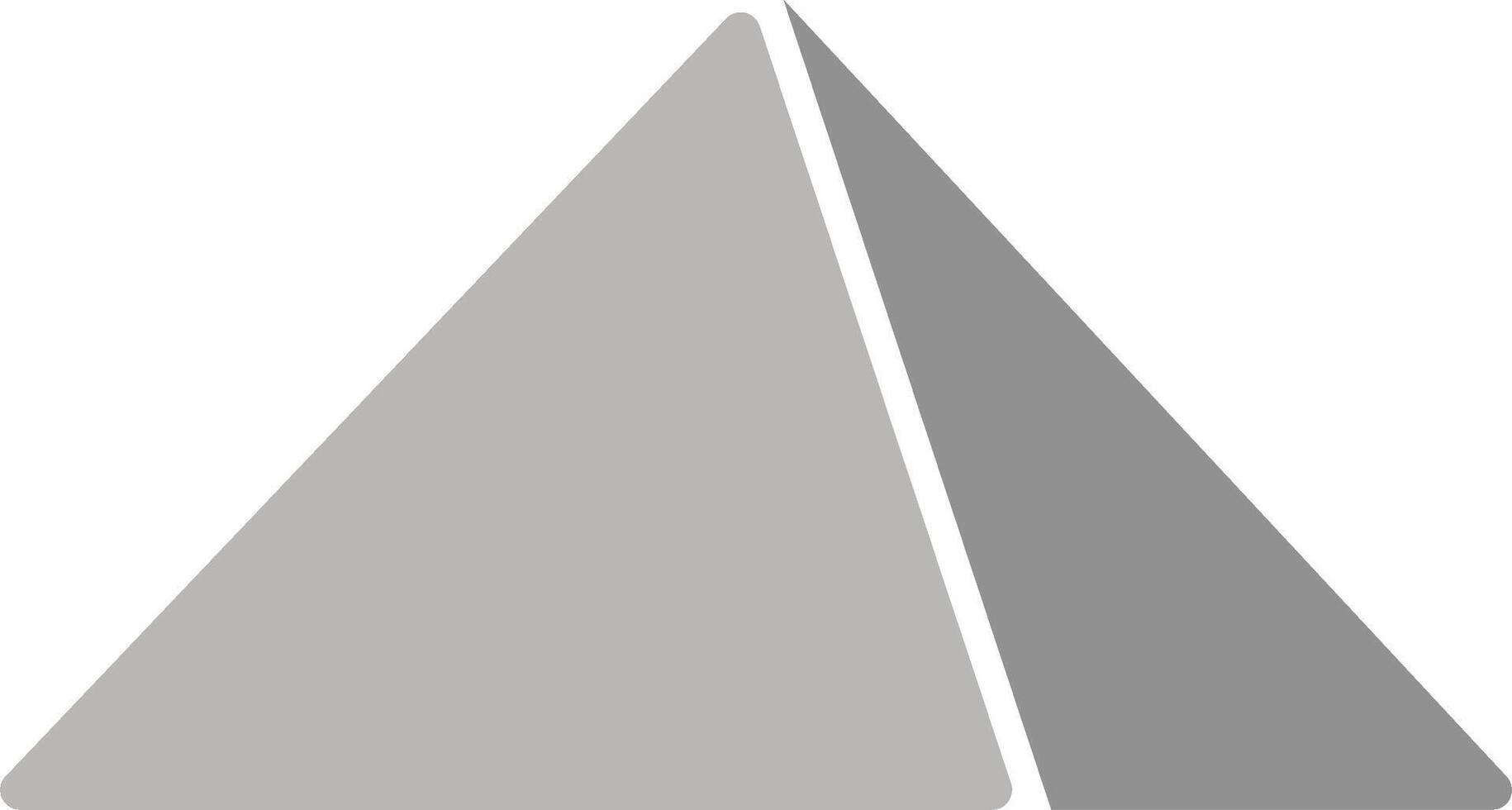 Pyramid Vector Icon