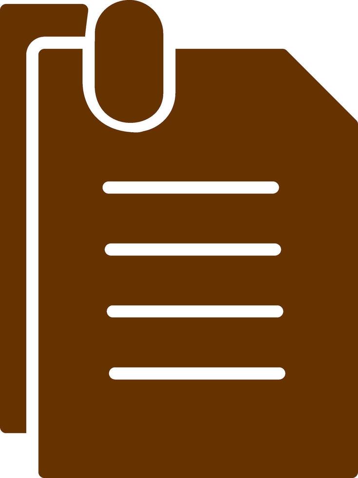 Attached Documents Vector Icon