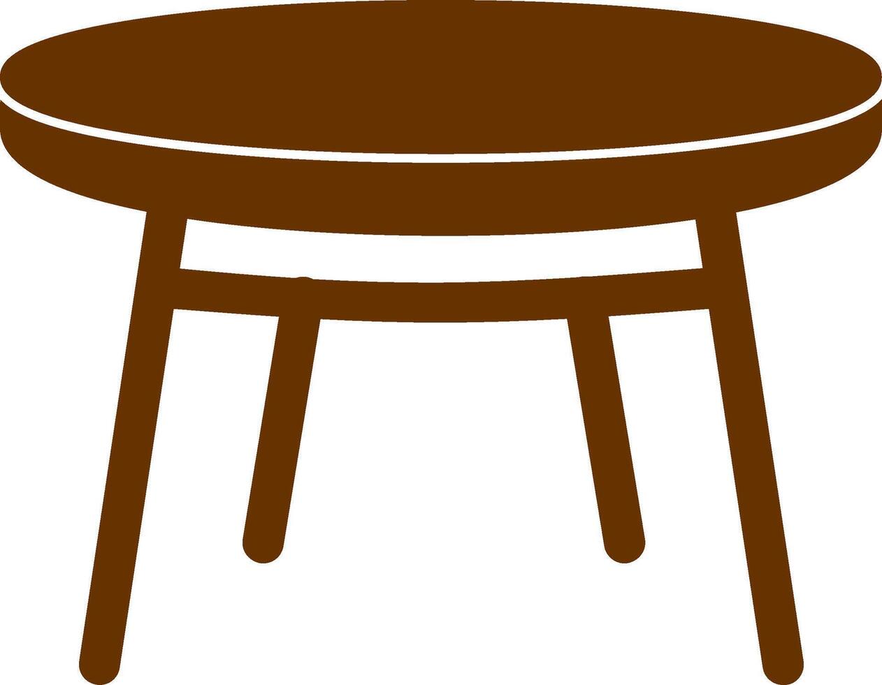 Small Table Vector Icon