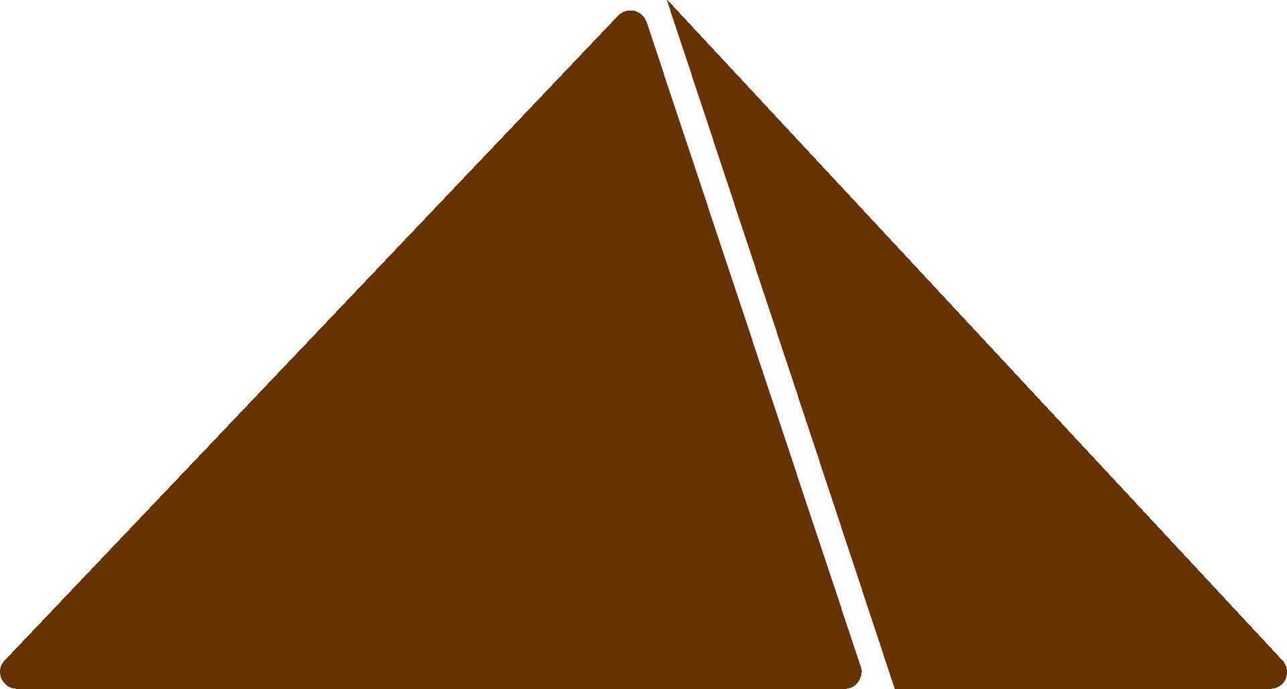 Pyramid Vector Icon