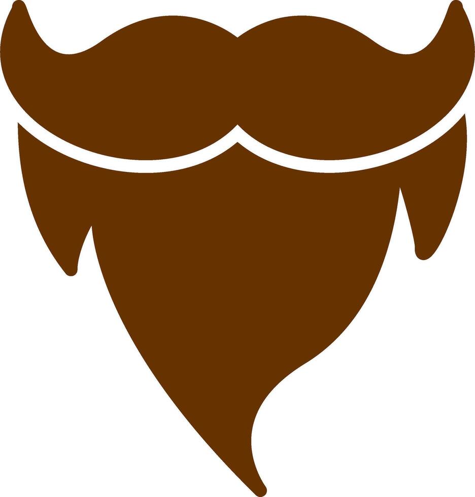 Beard and Moustache II Vector Icon