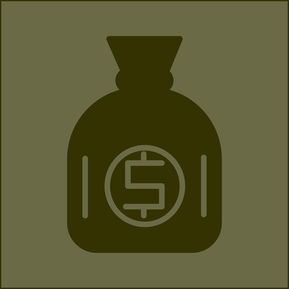 Dollar Sack Vector Icon