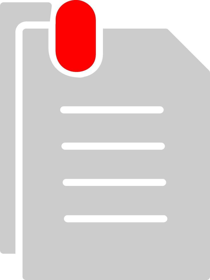 Attached Documents Vector Icon