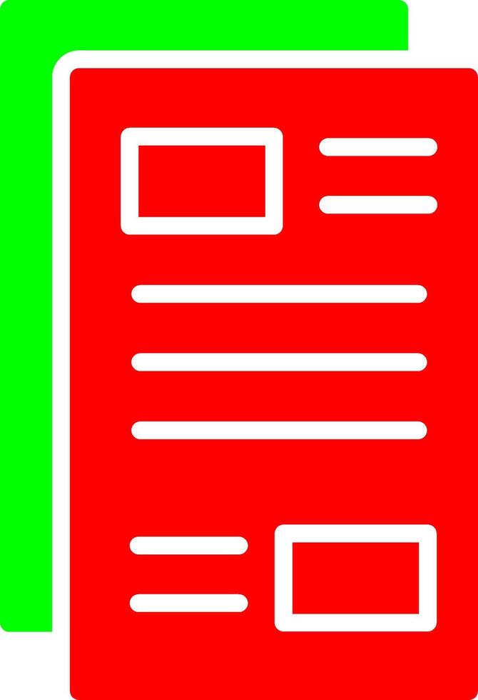 Newspaper Vector Icon