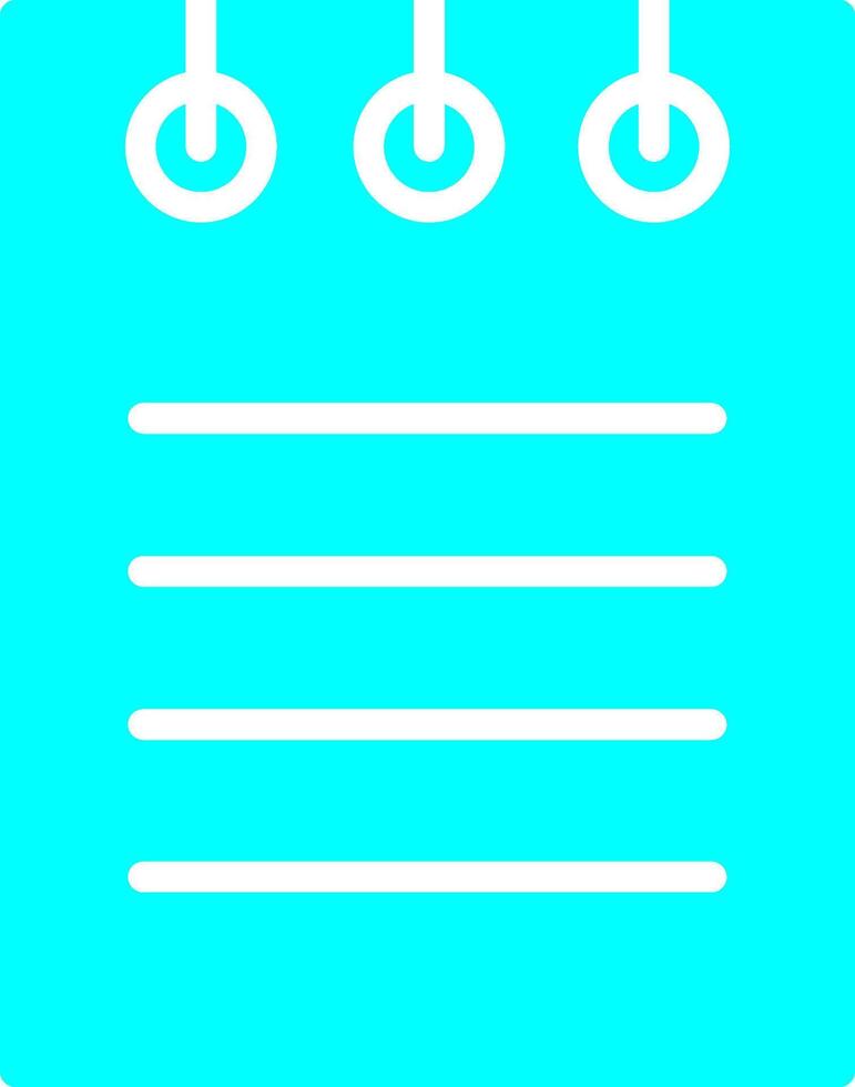 Notepad Vector Icon