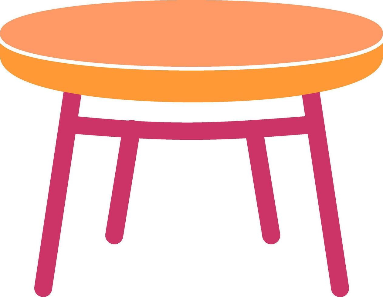 Small Table Vector Icon