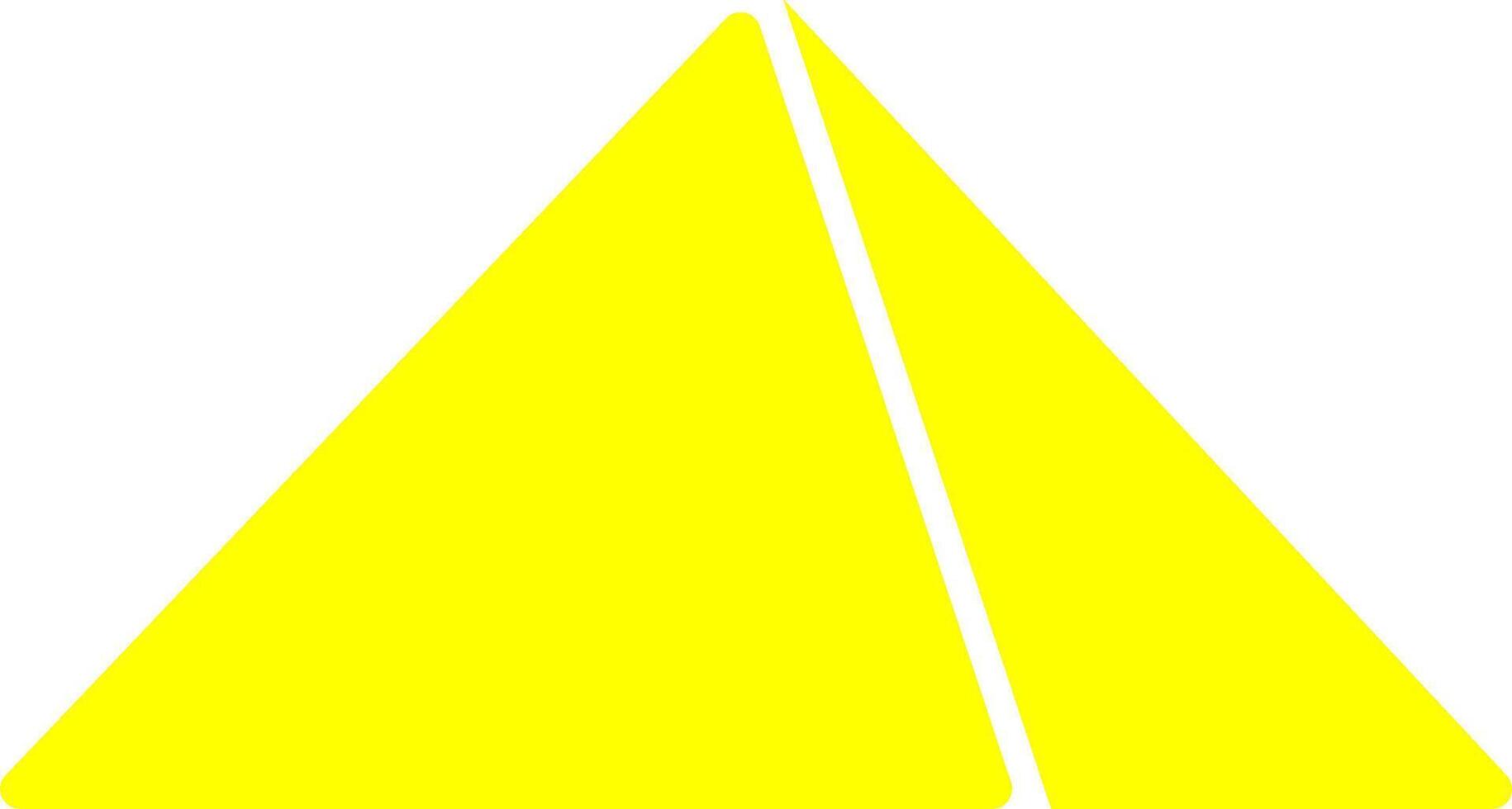 Pyramid Vector Icon