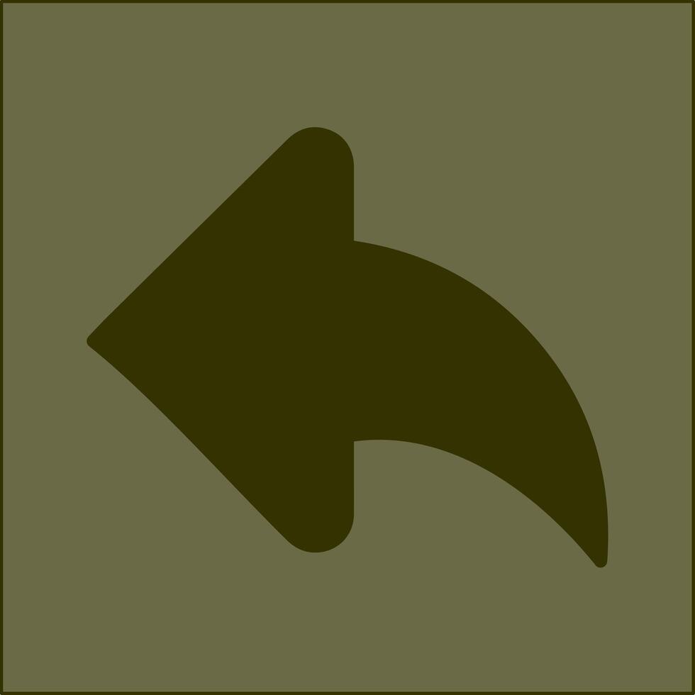 Left Back Arrow Vector Icon