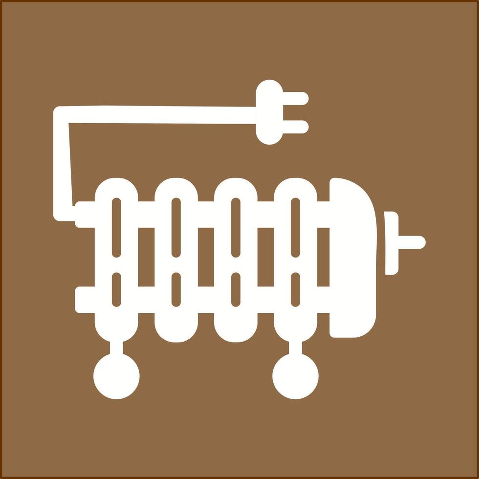 icono de vector de calentador de aceite