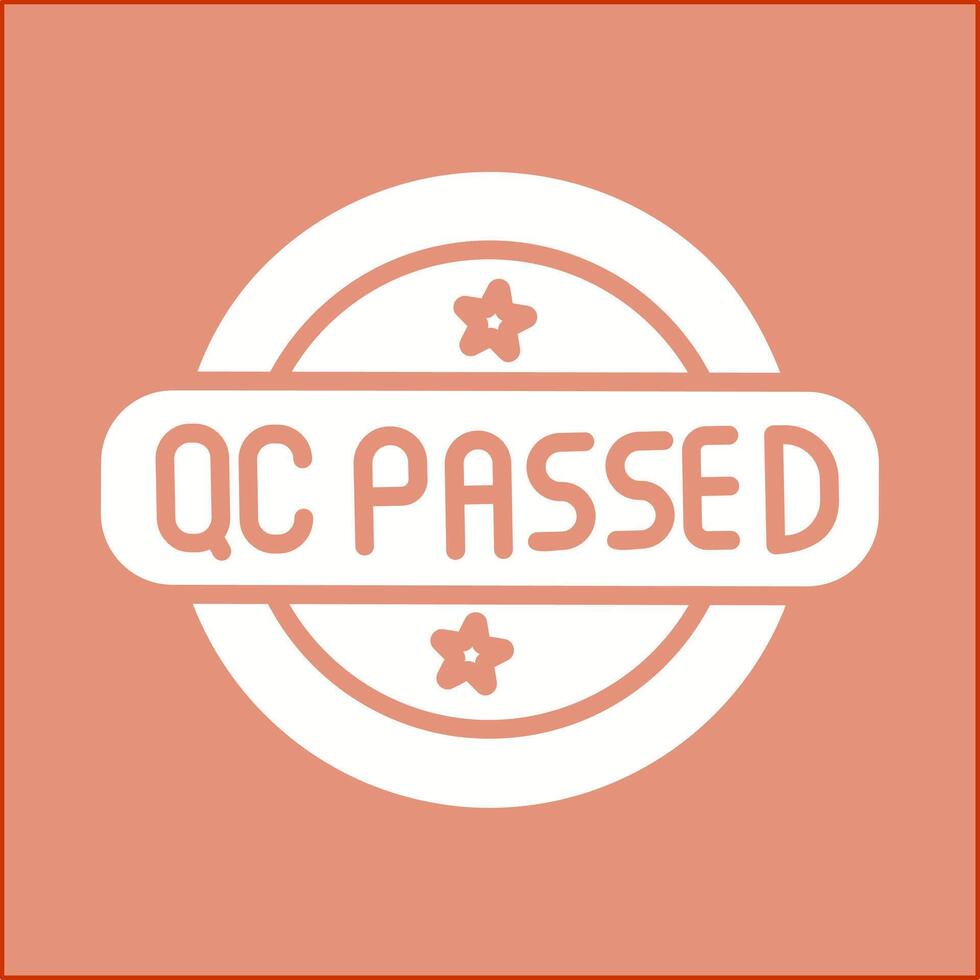QC Passed Vector Icon