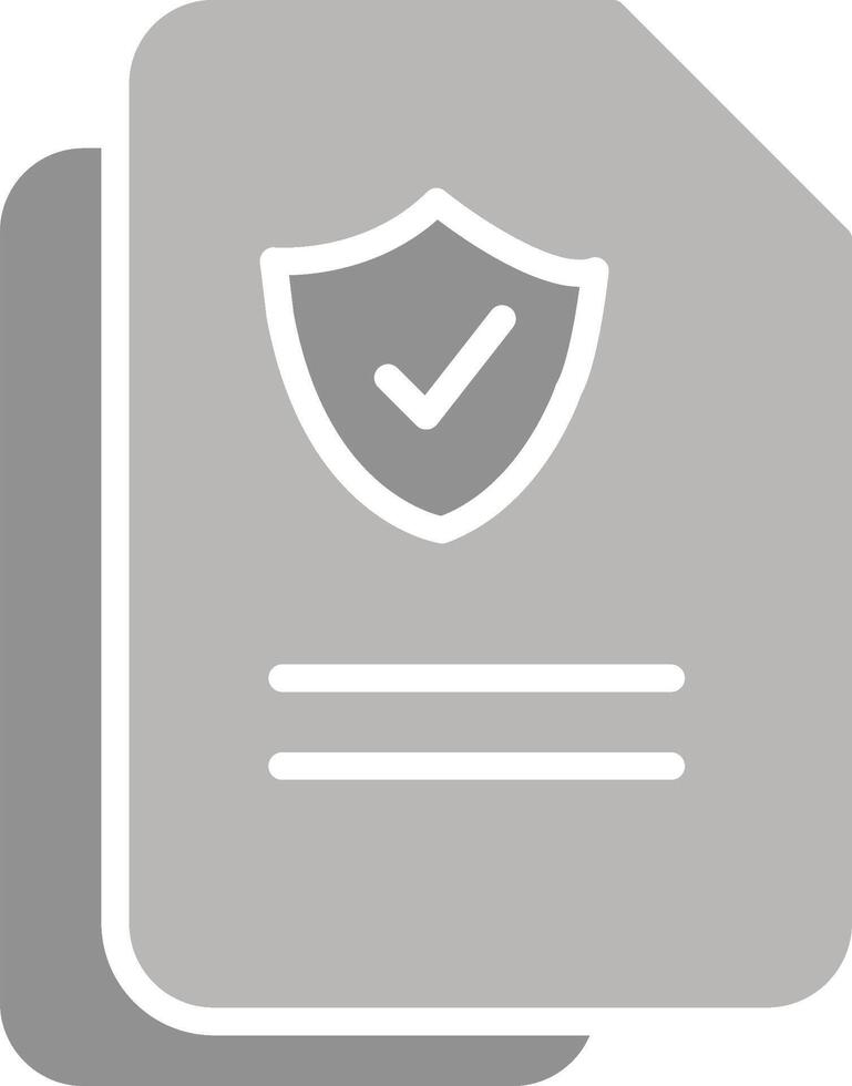 Document Protection Vector Icon